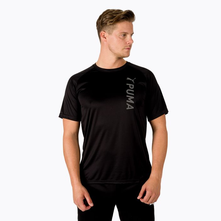 Ανδρικό μπλουζάκι προπόνησης PUMA Fit Tee μαύρο 522119 01
