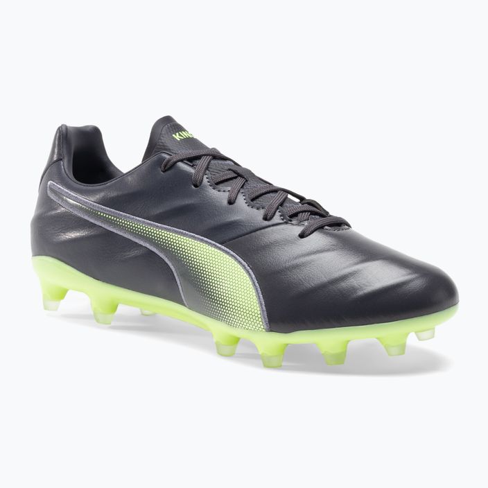 PUMA King Pro 21 FG ανδρικά ποδοσφαιρικά παπούτσια μαύρο-πράσινο 106549 05
