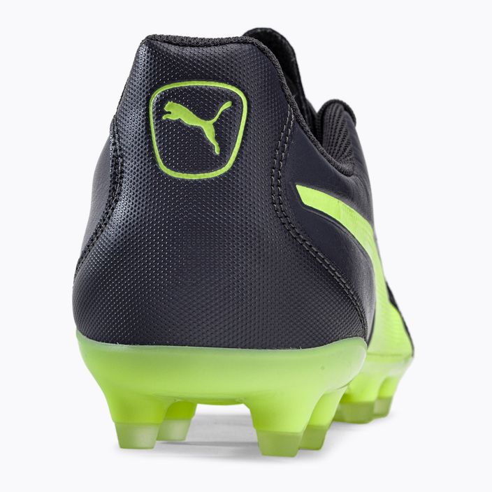 PUMA King Hero 21 FG ανδρικά ποδοσφαιρικά παπούτσια μαύρο-πράσινο 106554 05 8