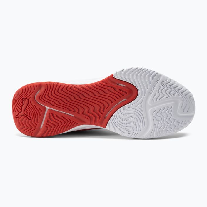 Παπούτσια βόλεϊ PUMA Varion λευκό και κόκκινο 106472 07 5