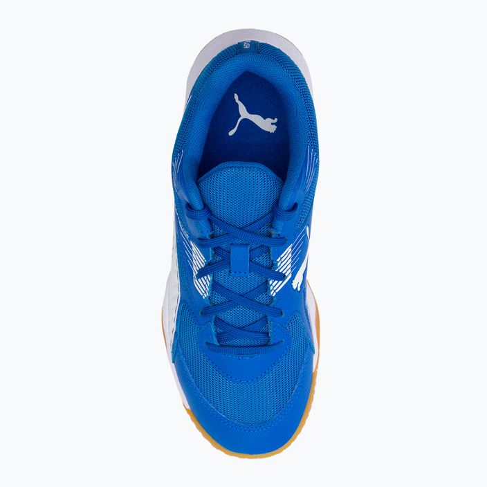 PUMA Solarflash Jr II παιδικά παπούτσια βόλεϊ μπλε και λευκό 106883 03 6