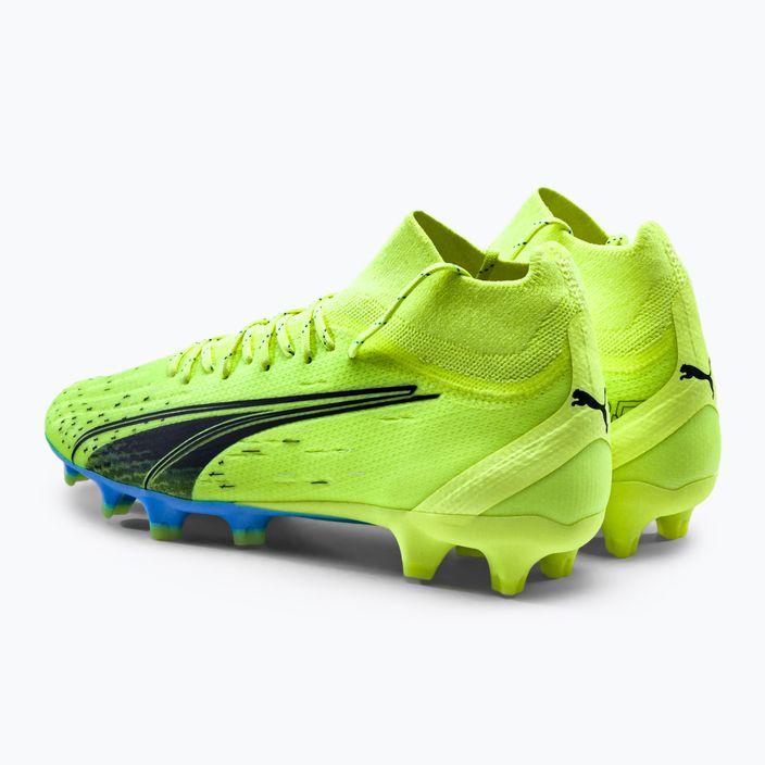 Ανδρικά ποδοσφαιρικά παπούτσια PUMA Ultra Pro FG/AG κίτρινο 106931 01 3