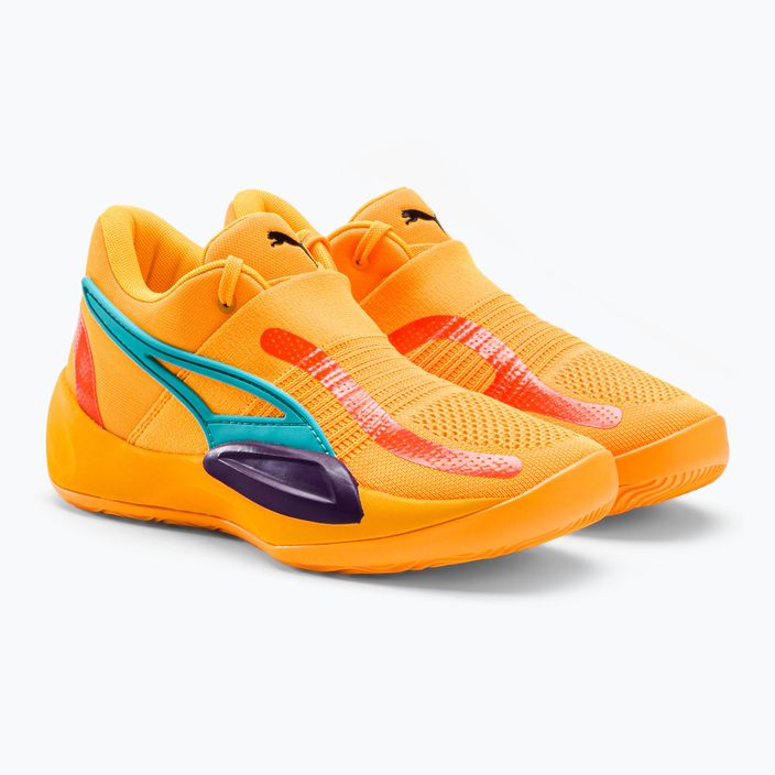 Ανδρικά παπούτσια μπάσκετ PUMA Rise Nitro κίτρινο 377012 01 5