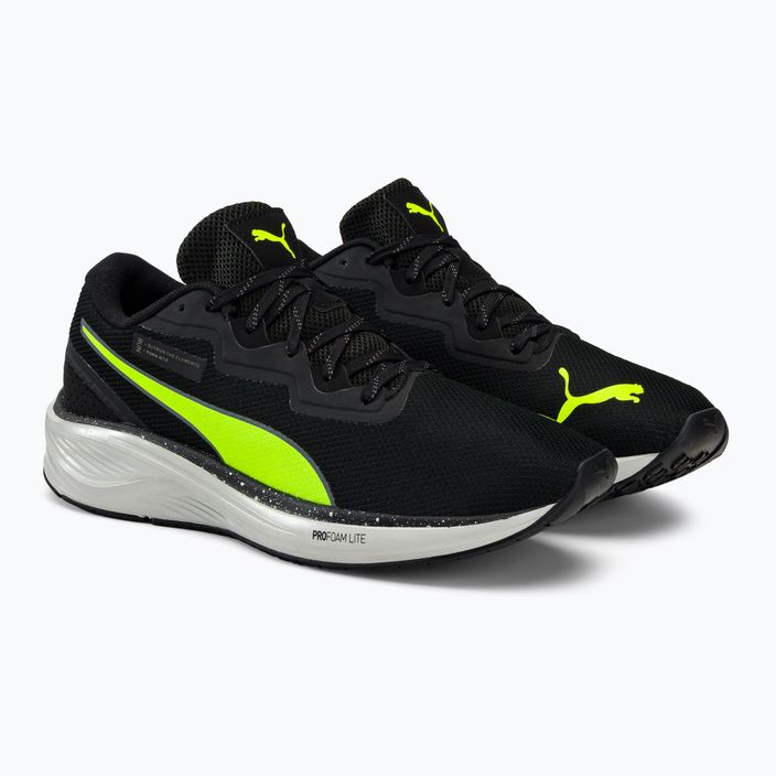 Ανδρικά παπούτσια για τρέξιμο PUMA Aviator Profoam Sky Winter μαύρο-πράσινο 376947 01 4