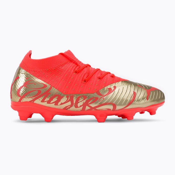 Παιδικά ποδοσφαιρικά παπούτσια PUMA Future Z 3.4 Neymar Jr. FG/AG πορτοκαλί/χρυσό 107107 01 2