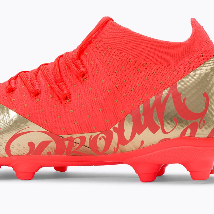 Παιδικά ποδοσφαιρικά παπούτσια PUMA Future Z 3.4 Neymar Jr. FG/AG πορτοκαλί/χρυσό 107107 01 9