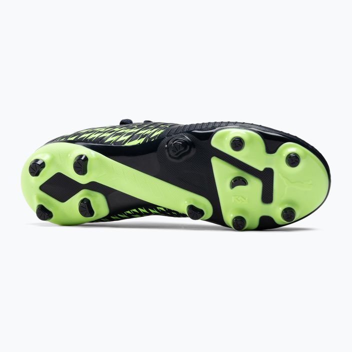 PUMA Future Z 4.4 FG/AG Jr παιδικά ποδοσφαιρικά παπούτσια μαύρο-πράσινο 107014 01 5