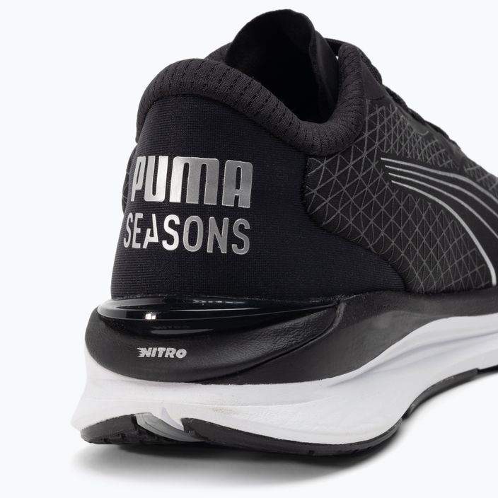 Γυναικεία παπούτσια για τρέξιμο PUMA Electrify Nitro 2 WTR μαύρο και ασημί 376897 01 8
