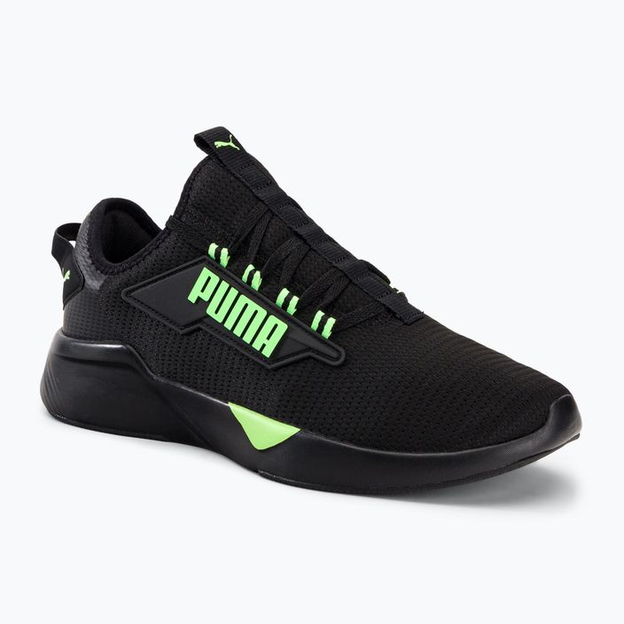 Ανδρικά παπούτσια για τρέξιμο PUMA Retaliate 2 μαύρο-πράσινο 376676 23