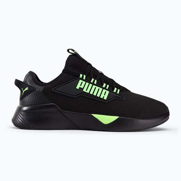 Ανδρικά παπούτσια για τρέξιμο PUMA Retaliate 2 μαύρο-πράσινο 376676 23 2
