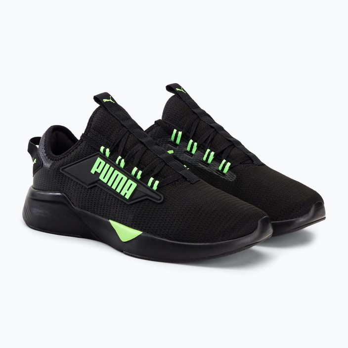 Ανδρικά παπούτσια για τρέξιμο PUMA Retaliate 2 μαύρο-πράσινο 376676 23 5