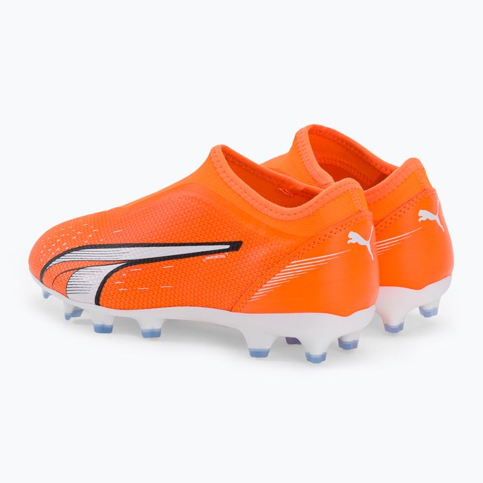 PUMA Ultra Match Ll FG/AG παιδικά ποδοσφαιρικά παπούτσια πορτοκαλί 107229 01 3