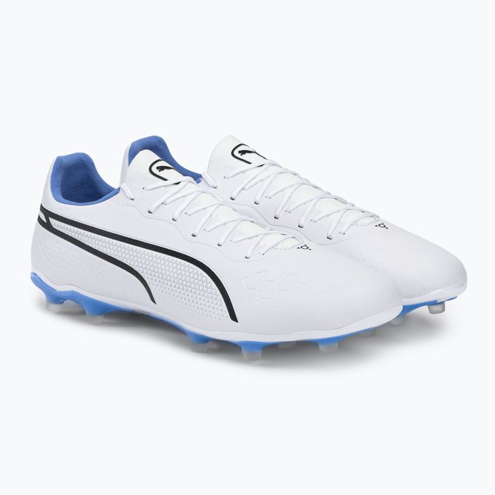 PUMA King Pro FG/AG ανδρικά ποδοσφαιρικά παπούτσια λευκό 107099 01 4