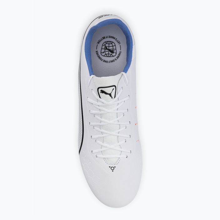 PUMA King Pro FG/AG ανδρικά ποδοσφαιρικά παπούτσια λευκό 107099 01 6