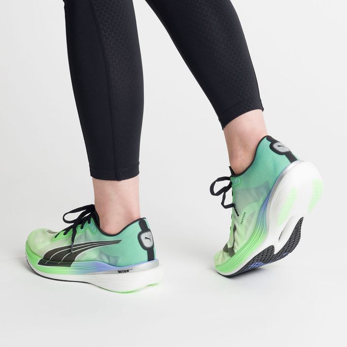 Γυναικεία παπούτσια για τρέξιμο PUMA Deviate Nitro Elite 2 πράσινο 377787 01 3
