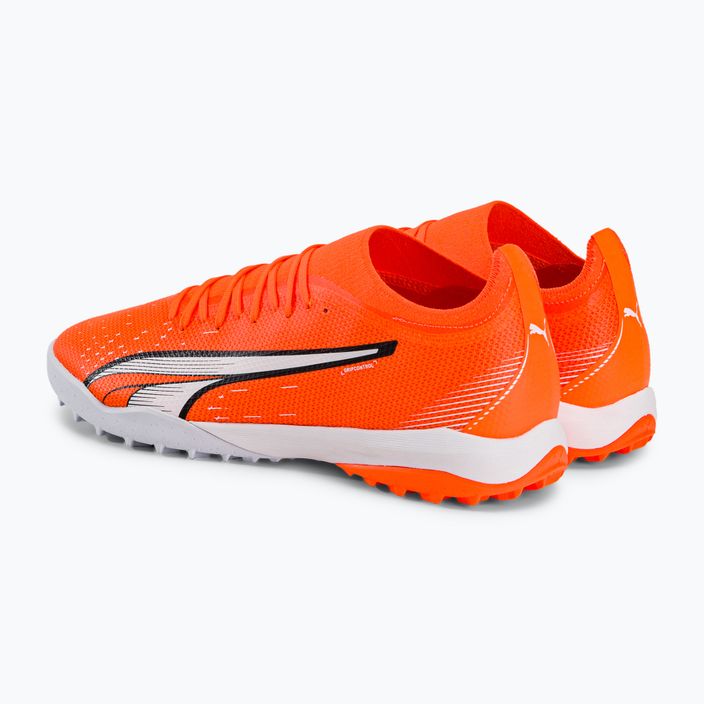 PUMA ανδρικά ποδοσφαιρικά παπούτσια Ultra Match TT πορτοκαλί 107220 01 3