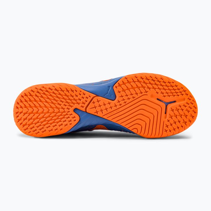 PUMA Future Match IT+Mid JR παιδικά ποδοσφαιρικά παπούτσια μπλε/πορτοκαλί 107198 01 5