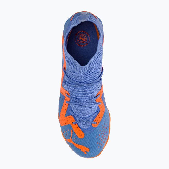 PUMA Future Match IT+Mid JR παιδικά ποδοσφαιρικά παπούτσια μπλε/πορτοκαλί 107198 01 6