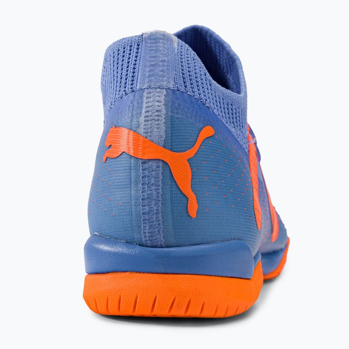 PUMA Future Match IT+Mid JR παιδικά ποδοσφαιρικά παπούτσια μπλε/πορτοκαλί 107198 01 9