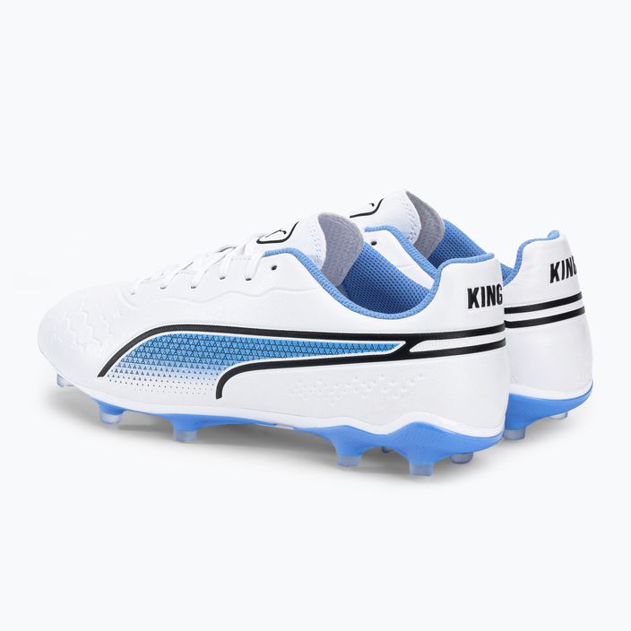 PUMA King Match FG/AG ανδρικά ποδοσφαιρικά παπούτσια λευκό 107257 01 3