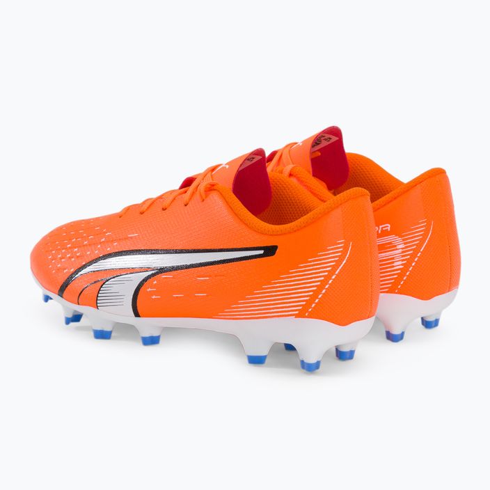 PUMA Ultra Play FG/AG παιδικά ποδοσφαιρικά παπούτσια πορτοκαλί 107233 01 3