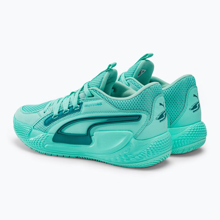 Ανδρικά παπούτσια μπάσκετ PUMA Court Rider electric peppermint/green lagoon 3