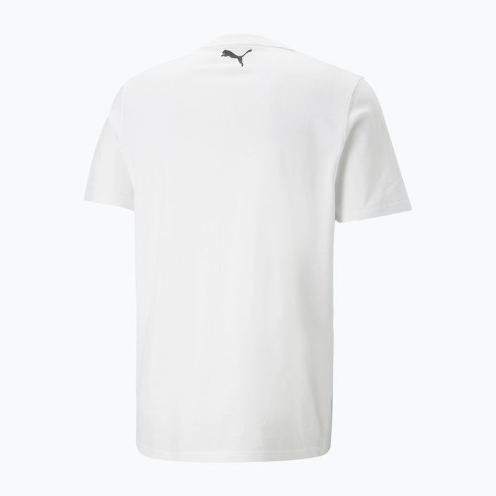 Ανδρικό μπλουζάκι μπάσκετ PUMA Clear Out puma λευκό 2