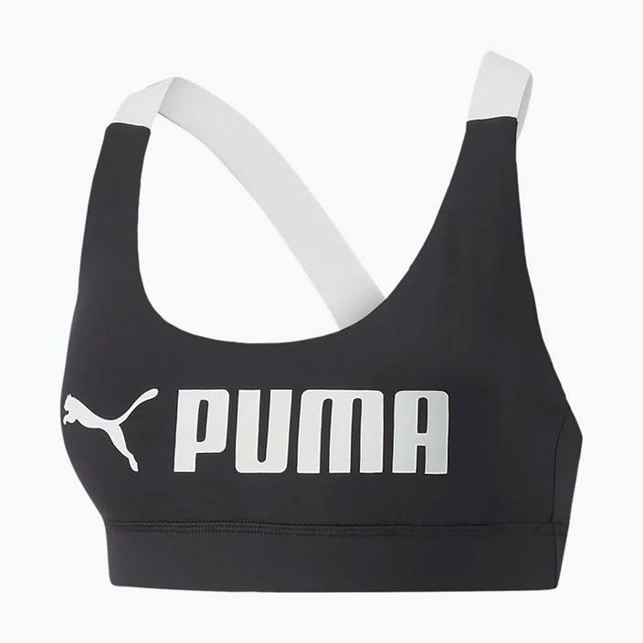 PUMA Mid Impact σουτιέν γυμναστικής Puma Fit puma μαύρο 4