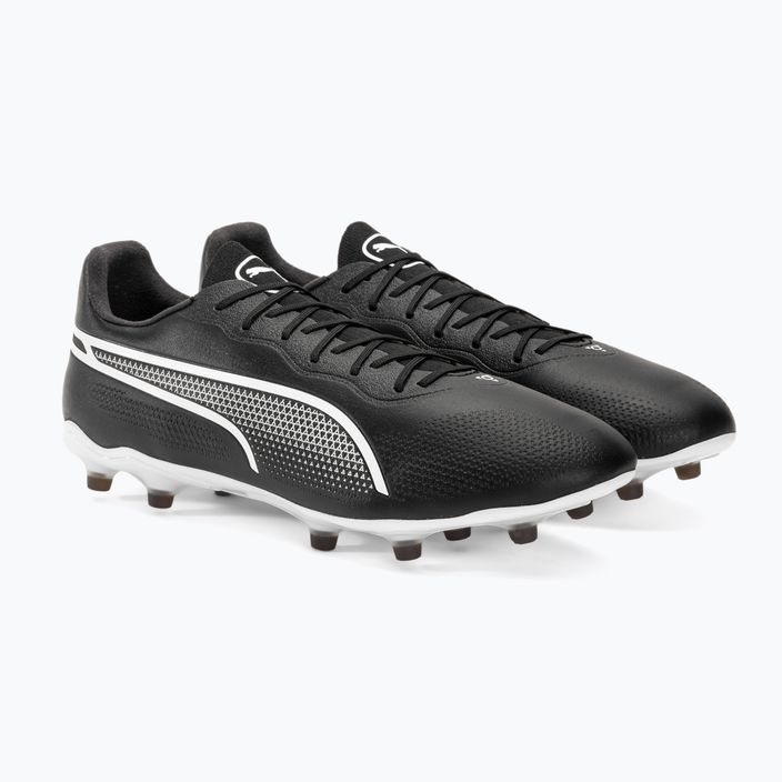 Ανδρικά ποδοσφαιρικά παπούτσια PUMA King Pro FG/AG puma μαύρο/puma λευκό 4