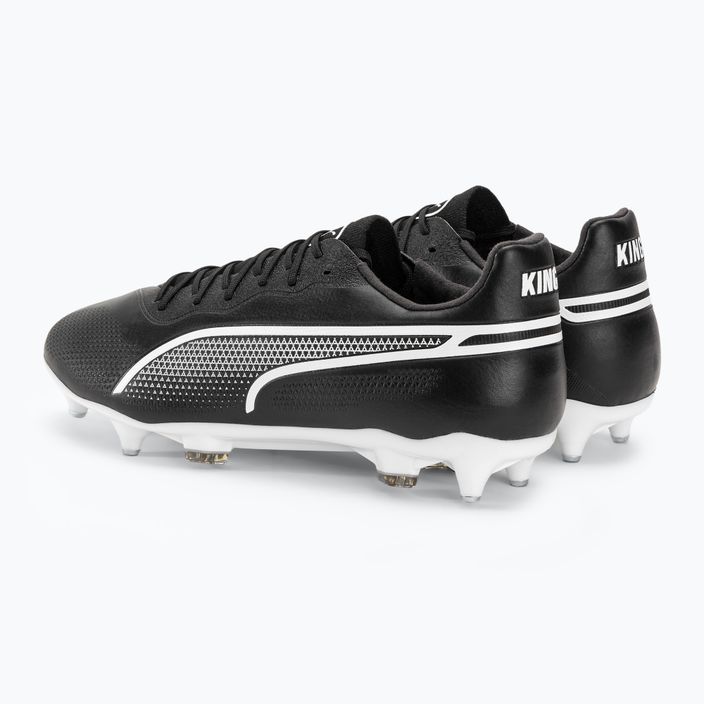 Ανδρικά ποδοσφαιρικά παπούτσια PUMA King Pro MXSG puma μαύρο/puma λευκό 3