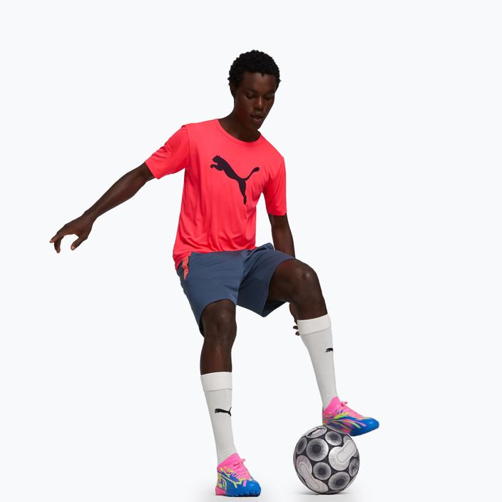 PUMA Ultra Match Energy TT ανδρικά ποδοσφαιρικά παπούτσια φωτεινό ροζ/κίτρινος συναγερμός/υψηλό μπλε 3