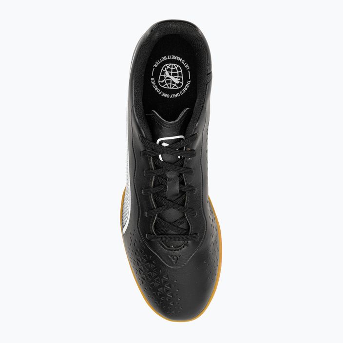 PUMA King Match IT ανδρικά ποδοσφαιρικά παπούτσια puma μαύρο/puma λευκό 6