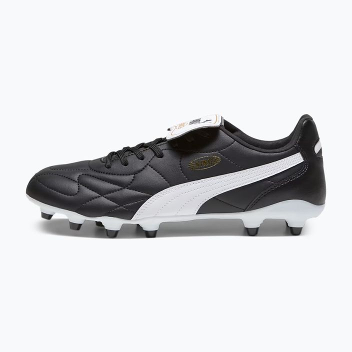 Ανδρικά ποδοσφαιρικά παπούτσια PUMA King Top FG/AG puma μαύρο/puma λευκό/puma χρυσό 11