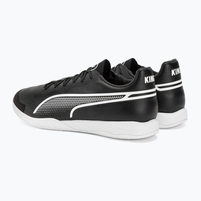 Ανδρικά ποδοσφαιρικά παπούτσια PUMA King Pro IT puma μαύρο/puma λευκό 3