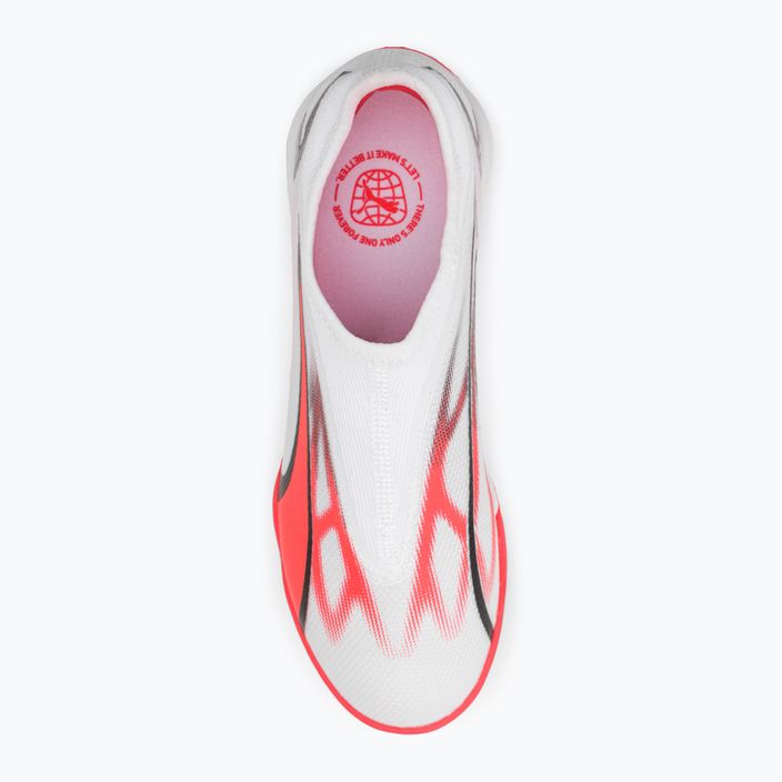 PUMA Ultra Match Ll TT + Mid Jr παιδικά ποδοσφαιρικά παπούτσια puma λευκό/puma μαύρο/fire orchid 6