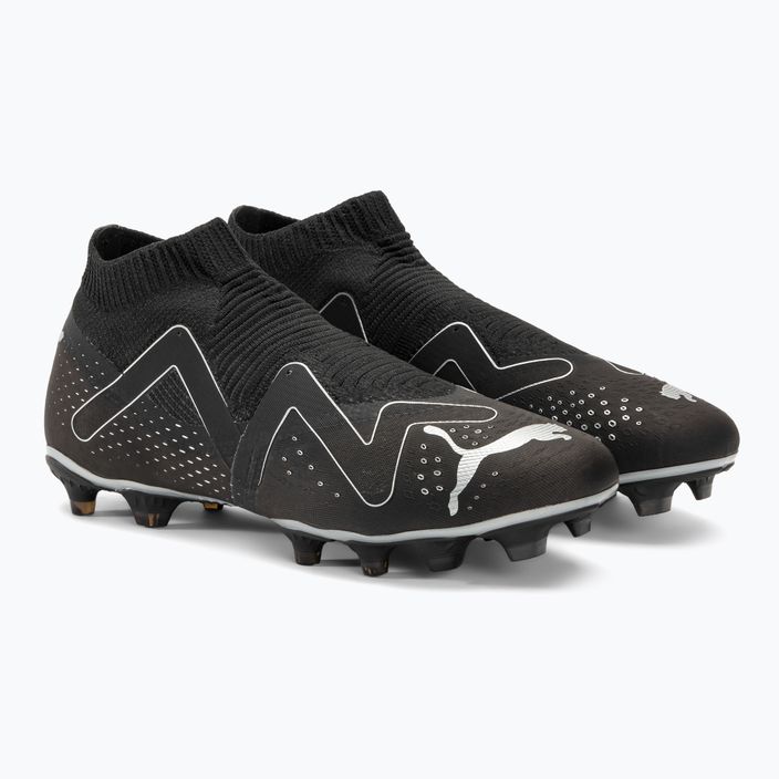 PUMA Future Match+ Ll FG/AG ανδρικά ποδοσφαιρικά παπούτσια puma μαύρο/puma ασημί 4