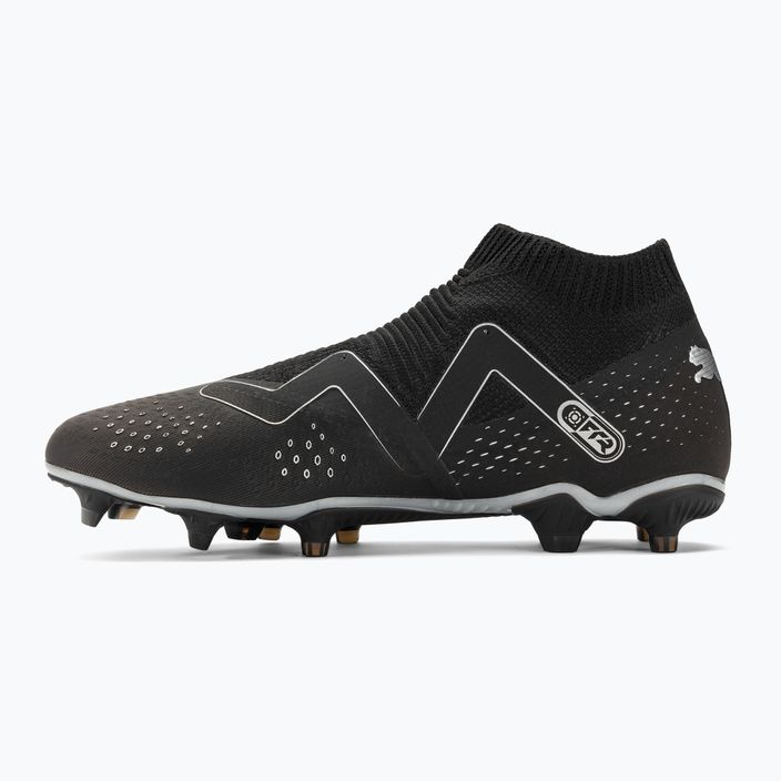PUMA Future Match+ Ll FG/AG ανδρικά ποδοσφαιρικά παπούτσια puma μαύρο/puma ασημί 10