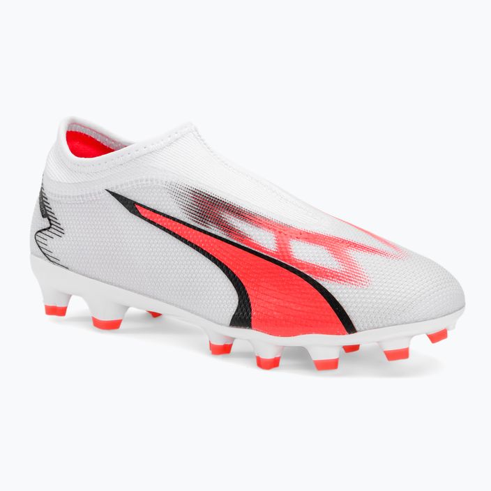 PUMA Ultra Match Ll FG/AG Jr παιδικά ποδοσφαιρικά παπούτσια puma λευκό/puma μαύρο/fire orchid