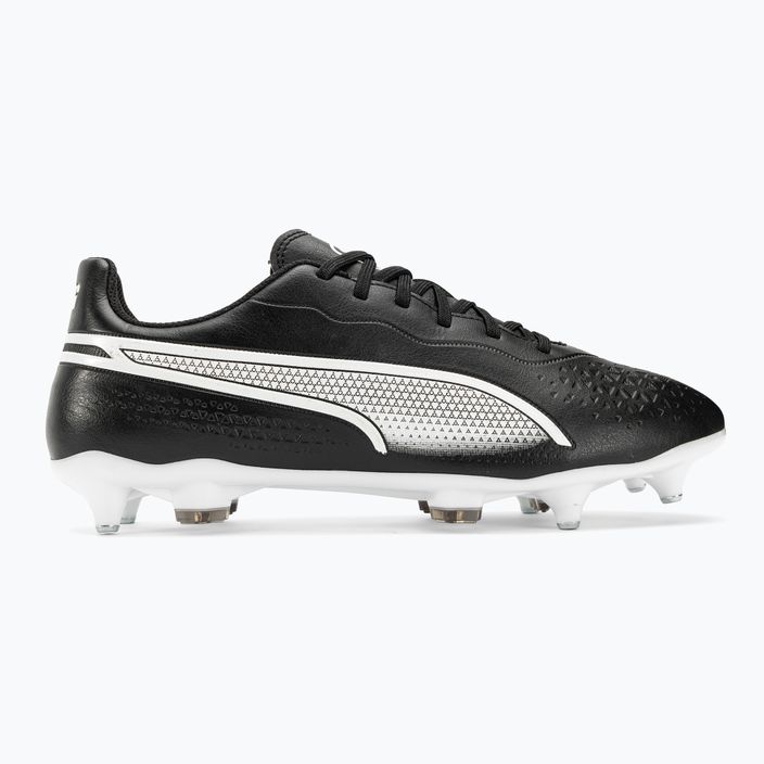 PUMA King Match MXSG ανδρικά ποδοσφαιρικά παπούτσια puma μαύρο/puma λευκό 2