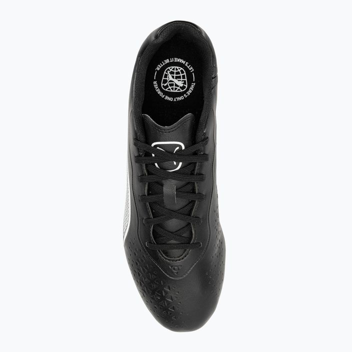 PUMA King Match MXSG ανδρικά ποδοσφαιρικά παπούτσια puma μαύρο/puma λευκό 6
