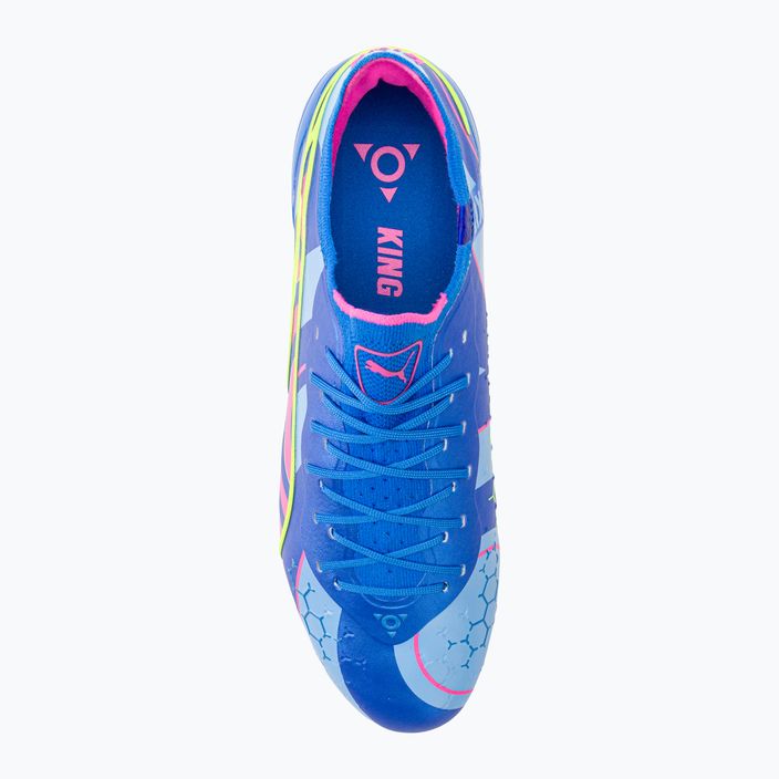 PUMA King Ultimate Energy FG/AG ανδρικά ποδοσφαιρικά παπούτσια ultra blue/luminous pink/luminous blue 6