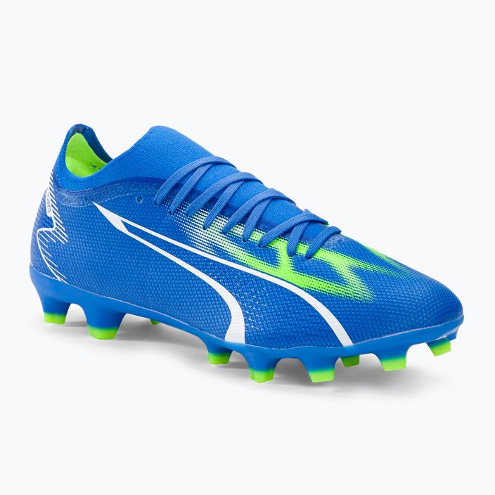 PUMA Ultra Match FG/AG ανδρικά ποδοσφαιρικά παπούτσια ultra blue/puma white/pro green
