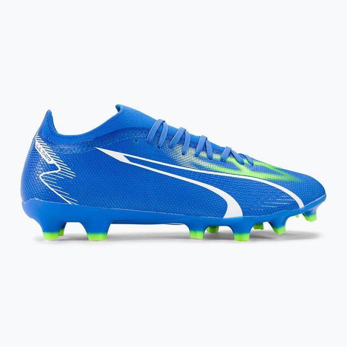 PUMA Ultra Match FG/AG ανδρικά ποδοσφαιρικά παπούτσια ultra blue/puma white/pro green 2