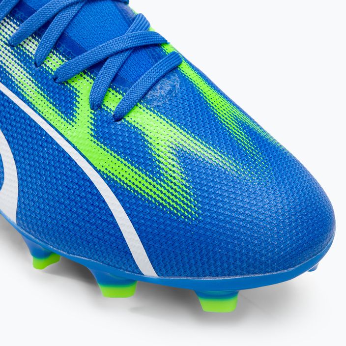 PUMA Ultra Match FG/AG ανδρικά ποδοσφαιρικά παπούτσια ultra blue/puma white/pro green 7