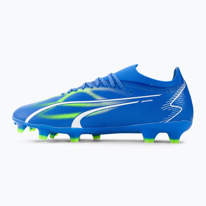 PUMA Ultra Match FG/AG ανδρικά ποδοσφαιρικά παπούτσια ultra blue/puma white/pro green 10
