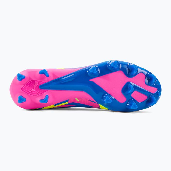 PUMA Ultra Match Energy FG/AG ανδρικές μπότες ποδοσφαίρου φωτεινό ροζ/κίτρινο συναγερμό/υψηλό μπλε 5