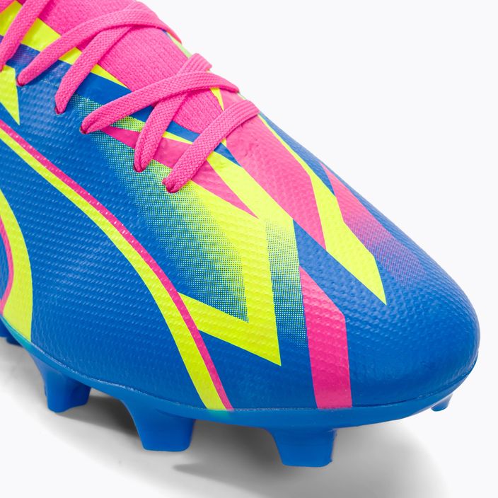 PUMA Ultra Match Energy FG/AG ανδρικές μπότες ποδοσφαίρου φωτεινό ροζ/κίτρινο συναγερμό/υψηλό μπλε 7