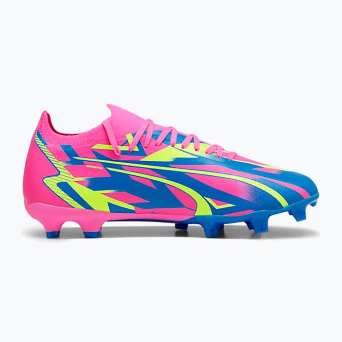 PUMA Ultra Match Energy FG/AG ανδρικές μπότες ποδοσφαίρου φωτεινό ροζ/κίτρινο συναγερμό/υψηλό μπλε 12