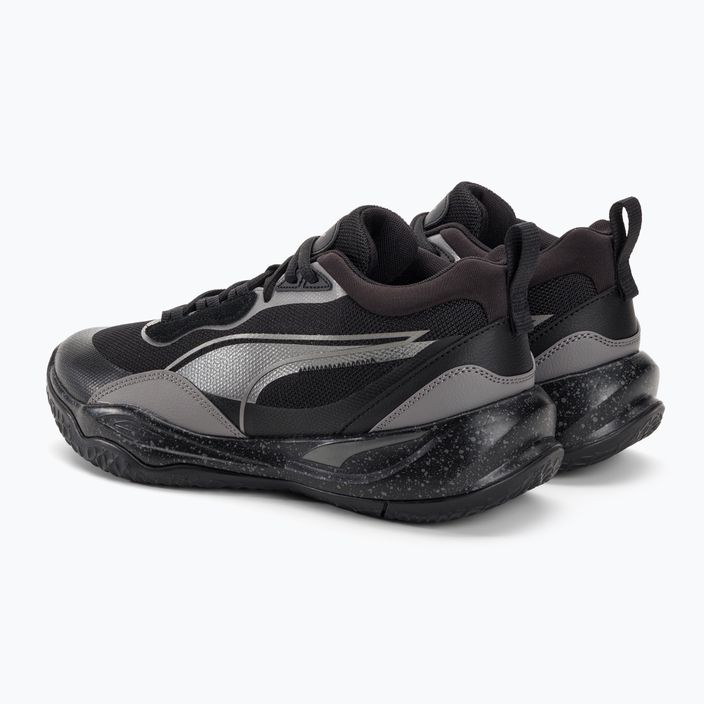 Ανδρικά παπούτσια μπάσκετ PUMA Playmaker Pro Trophies puma aged silver/cast iron/puma black 3
