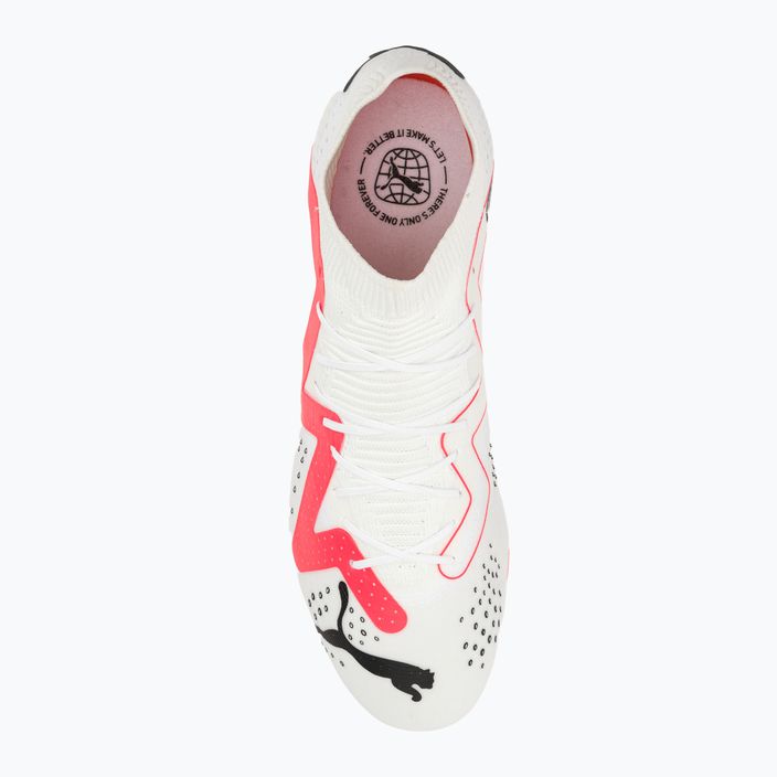 PUMA Future Match FG/AG ανδρικά ποδοσφαιρικά παπούτσια puma λευκό/puma μαύρο/fire orchid 6